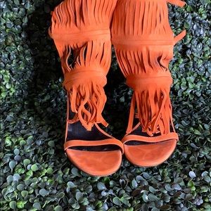Gucci Fringe Sandals